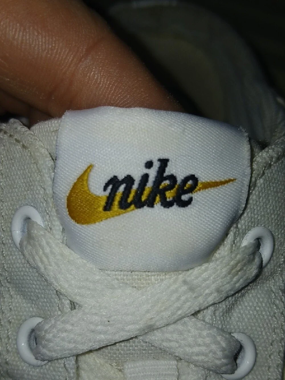 Nike Womens Court Legacy Mule White Canvas Sz: 9.5